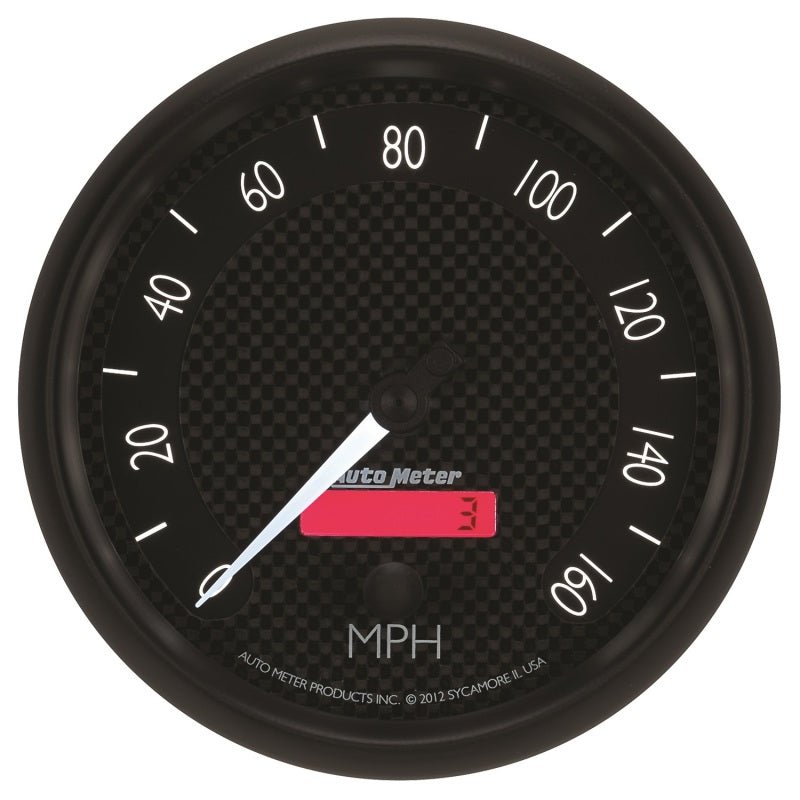 Autometer GT Series 5in In Dash 0-160 MPH Electronic Programmable Speedometer AutoMeter Gauges