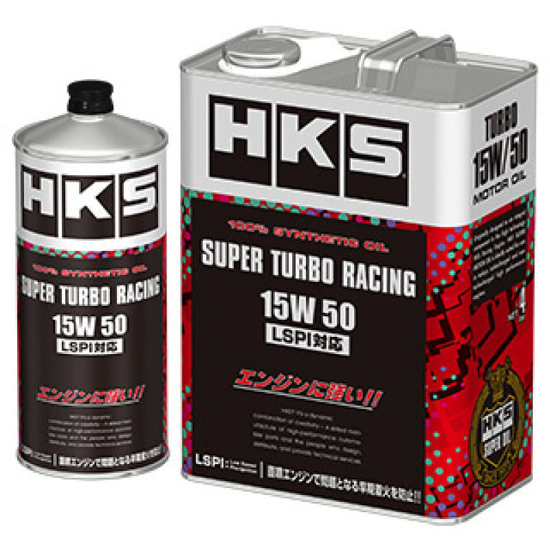 HKS SUPER TURBO RACING OIL 15W50 4L HKS Air Filters - Universal Fit