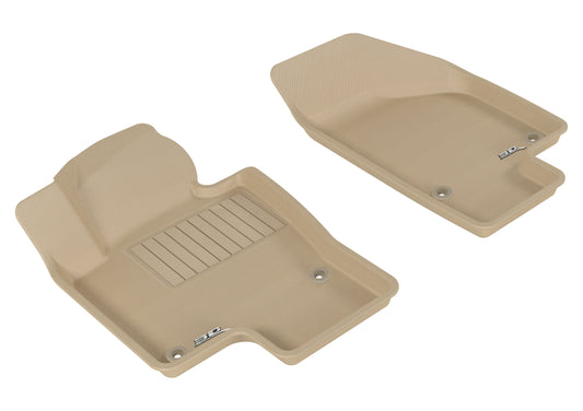 3D MAXpider 2006-2010 Volkswagen Passat Kagu 1st Row Floormat - Tan