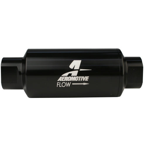 Aeromotive In-Line Filter - AN-10 - Black - 100 Micron Aeromotive Fuel Filters