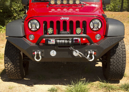 Rugged Ridge Spartan Front Bumper HCE W/Overrider 07-18 Jeep Wrangler JK Rugged Ridge Bumpers - Steel