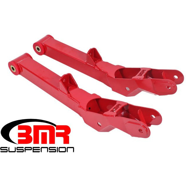 BMR 10-15 5th Gen Camaro Non-Adj. Rear Lower Control Arms (Polyurethane) - Red BMR Suspension Control Arms