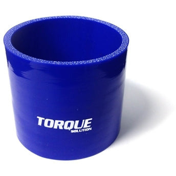 Torque Solution Straight Silicone Coupler: 2.25in Blue Universal Torque Solution Silicone Couplers & Hoses