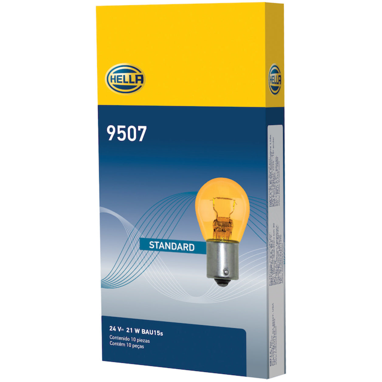 Hella Bulb 9507 24V 21W BAU15s S8 AMBER Hella Bulbs