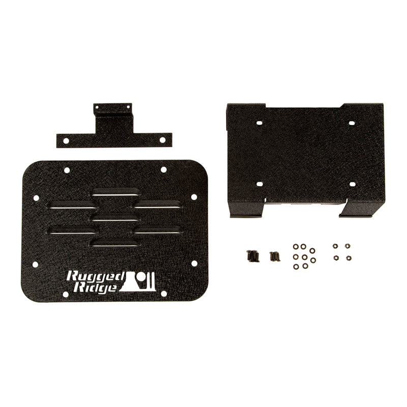 Rugged Ridge Tire Carrier Delete Kit 07-18 Jeep Wrangler JK Rugged Ridge Spare Tire Carriers