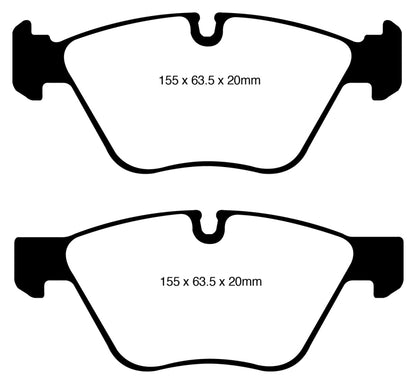 EBC 08-10 BMW 128 3.0 Redstuff Front Brake Pads