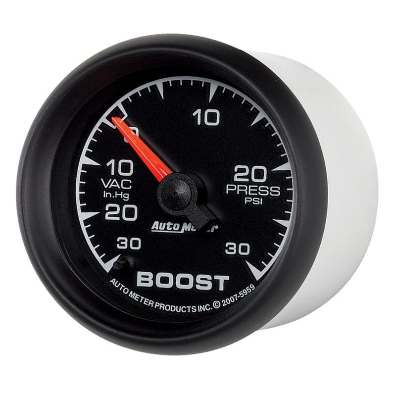 Autometer ES 52mm Full Sweep Electronic 30 In Hg-Vac/30 PSI Vacuum/Boost Gauge AutoMeter Gauges