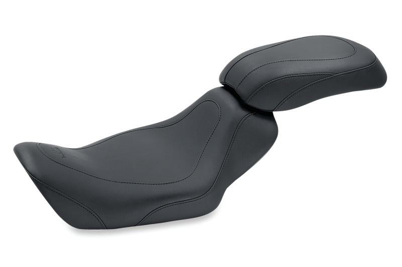 Mustang 06-17 Harley Dyna Tripper Pass Seat - Black