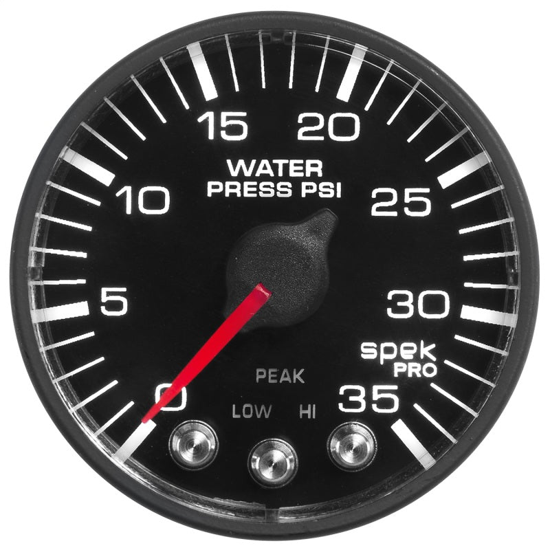 Autometer Spek-Pro 52.4mm 0-35 PSI Digital Stepper Motor Water Pressue Gauge AutoMeter Gauges