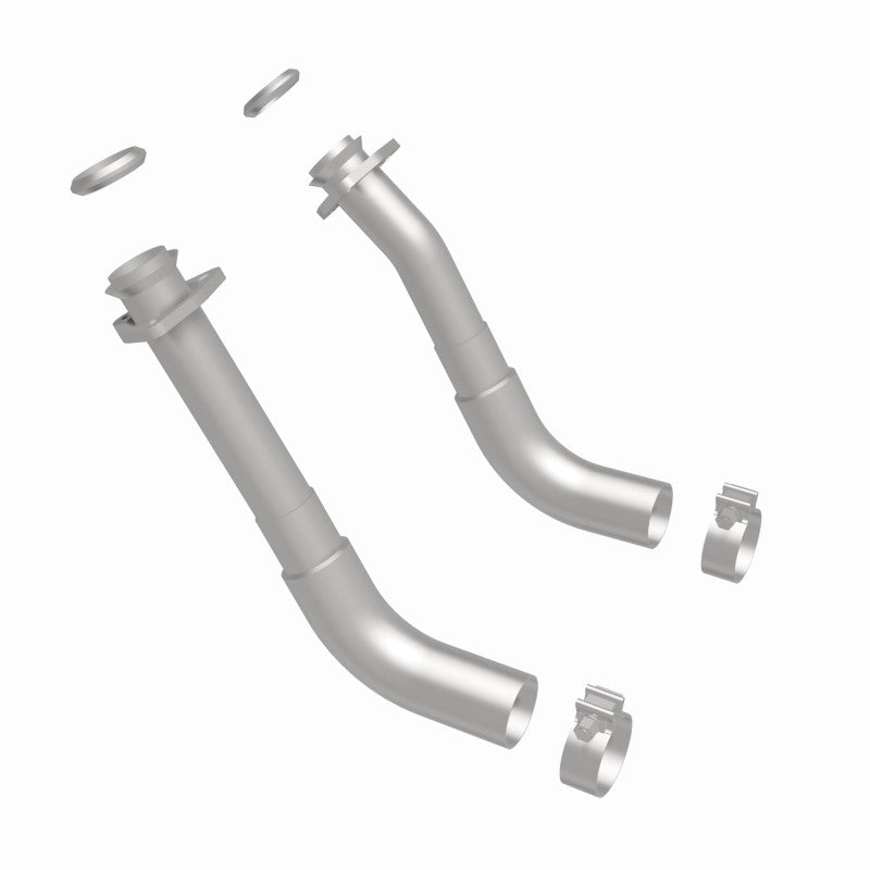 MagnaFlow 66-72 Chevy C10 Pickup V8 2-Piece Front Exhaust Pipe Kit (2in Tubing/Clamps/Inlet Flanges)