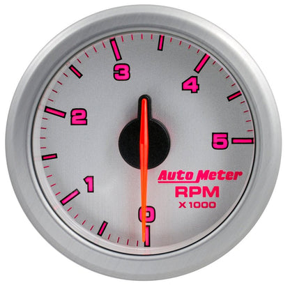 Autometer Airdrive 2-1/6in Tachometer Gauge 0-5K RPM - Silver AutoMeter Gauges