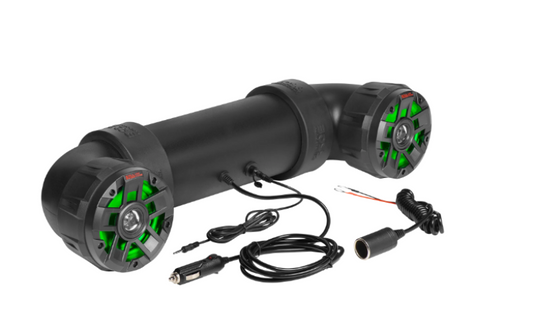 Boss Audio Systems ATV UTV Amplified Bluetooth Sound System 4in Speakers - RGB Illumination