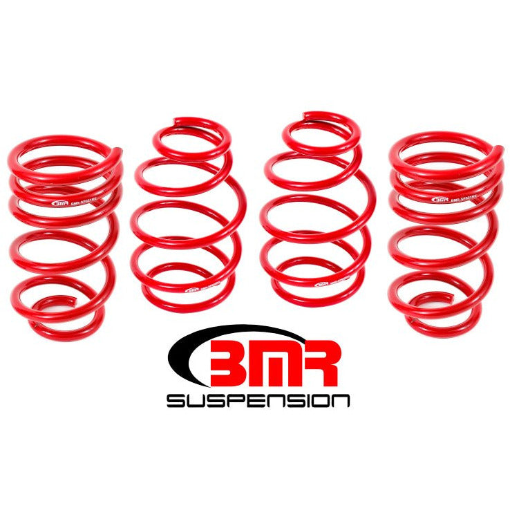 BMR 10-15 5th Gen Camaro V8 Lowering Spring Kit (Set Of 4) - Red BMR Suspension Lowering Springs