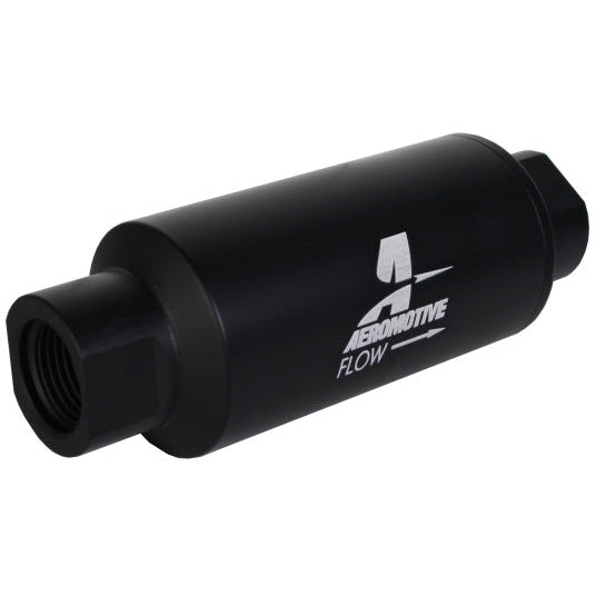 Aeromotive In-Line Marine Filter - AN-12 - 40 Micron SS Element - Black Hardcoat Finish Aeromotive Fuel Filters