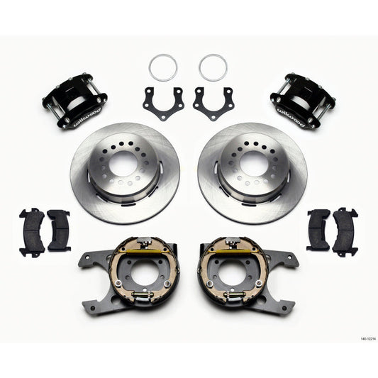 Wilwood D154 P/S Park Brake Kit Mopar/Dana 2.36in Off w/Snap Ring Brng Wilwood Big Brake Kits