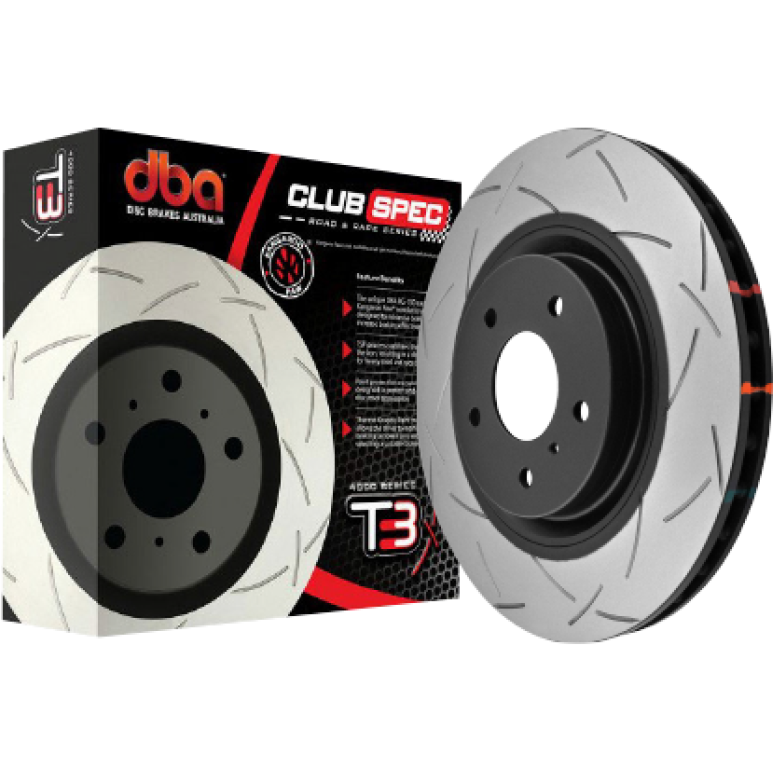 DBA 2020+ Chevrolet Corvette C8 J55 Z51 Front Slotted 4000 Series Rotor DBA Brake Rotors - Slotted