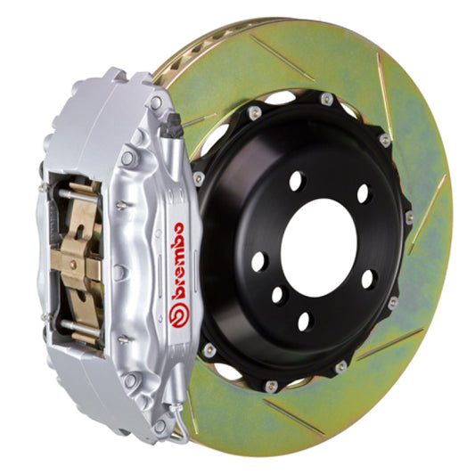 Brembo 95-98 993 C2/C4/C4S/Turbo Front GT BBK 4 Pist Cast 2pc 355x32 2pc Rotor Slotted Type1-Silver