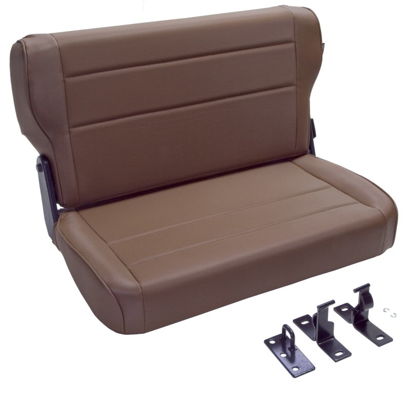 Rugged Ridge Fold & Tumble Rear Seat Spice 76-95 Jeep CJ / Jeep Wrangler Rugged Ridge Seat Releases