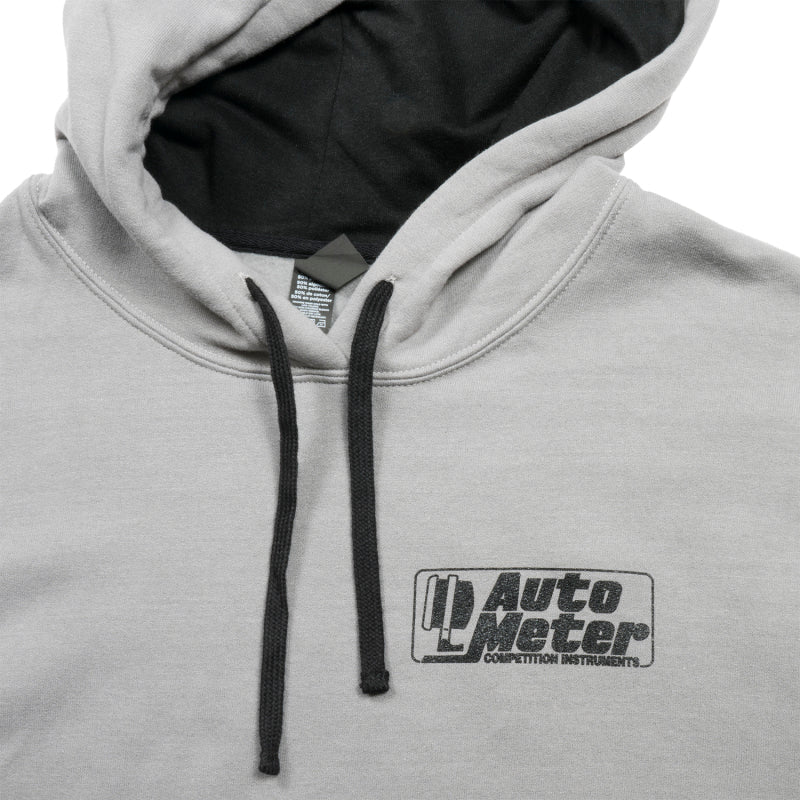 Autometer Gray Competition Pullover Hoodie - Adult Large AutoMeter Apparel