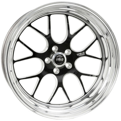 Weld S77 20x10.5 / 5x120mm BP / 7.8in. BS Black Wheel (High Pad) - Non-Beadlock Weld Wheels - Forged