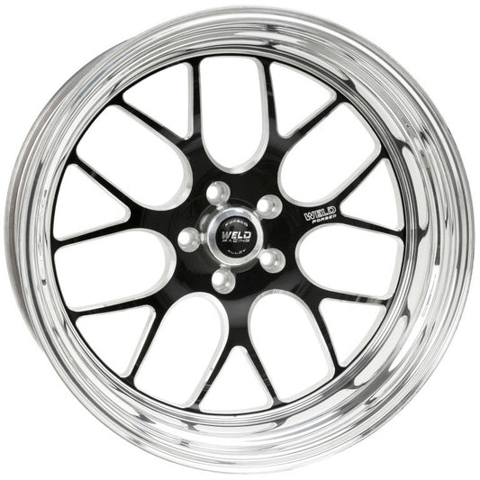 Weld S77 20x10.5 / 5x120mm BP / 7.8in. BS Black Wheel (High Pad) - Non-Beadlock Weld Wheels - Forged