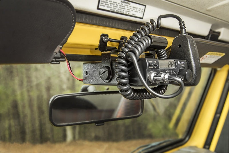 Rugged Ridge CB Radio Mount Windshield 97-02 Jeep Wrangler TJ Rugged Ridge Interior Lighting