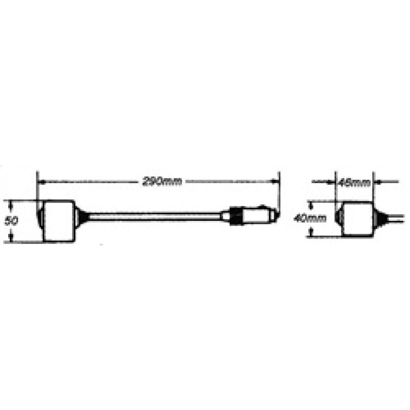 Hella Reading Lamp Black Mg12 2Ab Hella Interior Lighting