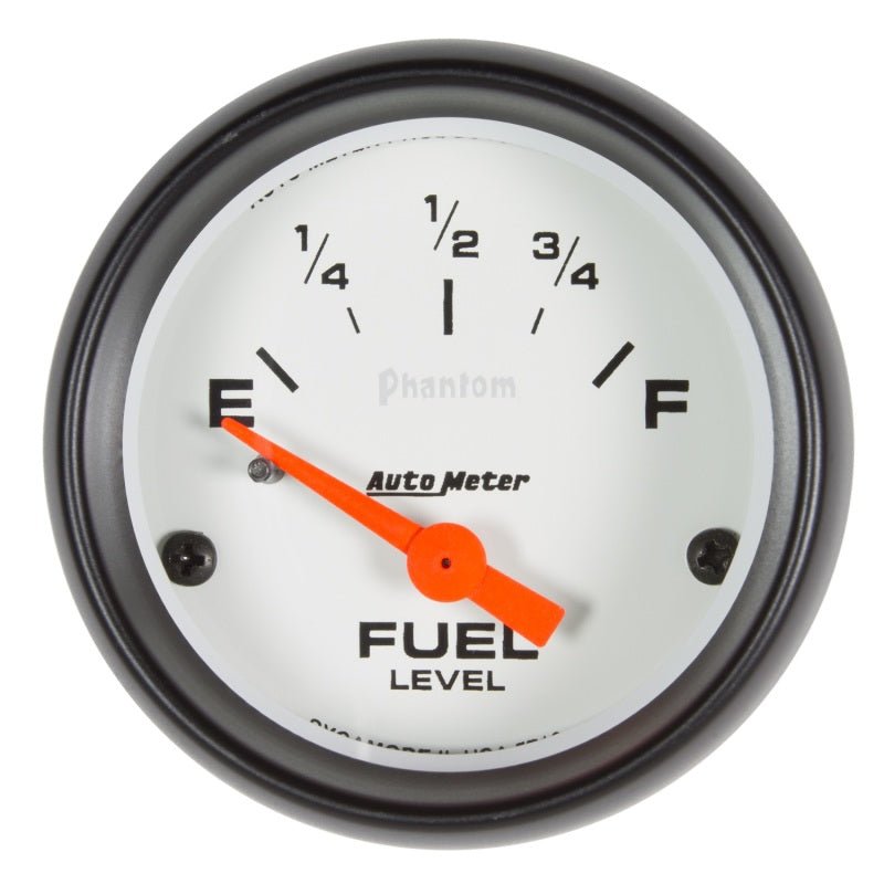 Autometer Phantom Gauge Fuel Level 2 1/16in 73e To 10f(Aftermarket Linear) Elec Phantom AutoMeter Gauges