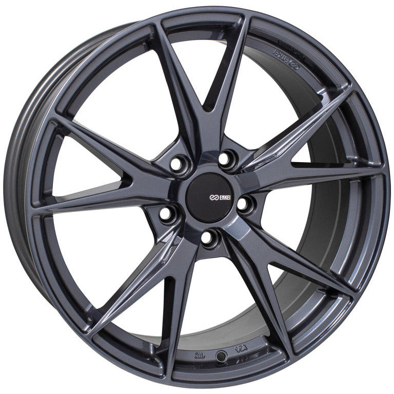 Enkei Phoenix 17x7.5 45mm Offset 5x114.3 72.6mm Bore Blue Gunmetal Wheel Enkei Wheels - Cast