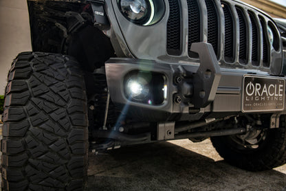 Oracle Jeep Wrangler JL/Gladiator JT Sport High Performance W LED Fog Lights - Amber SEE WARRANTY