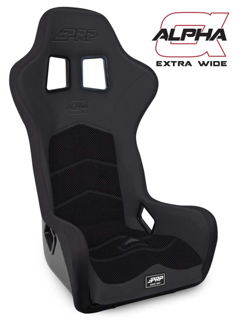 PRP Alpha Composite Seat/Extra Wide- Black