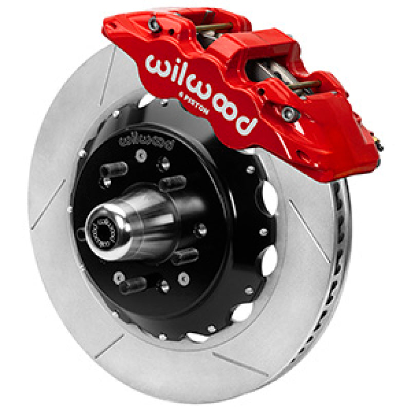 Wilwood Aero6R/ST Front Big Brake Kit 14in Red Powder Coat 79-88 Chevrolet Monte Carlo Wilwood Big Brake Kits