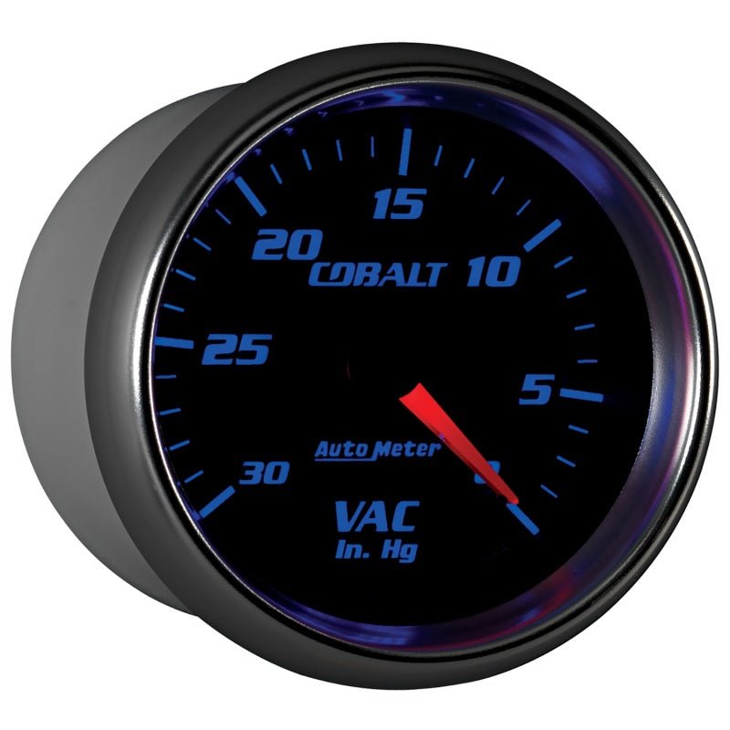 Autometer Cobalt 2-5/8in. / 0-30 IN HG / Mechanical Vacuum Gauge AutoMeter Gauges