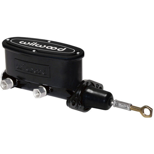 Wilwood High Volume Tandem M/C - 7/8in Bore Black-W/Pushrod - Early Mustang Wilwood Brake Master Cylinder