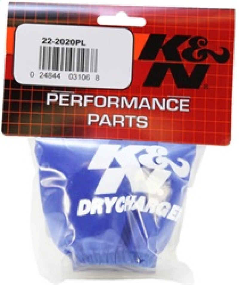 K&N Yamaha WRB650/WB700/WRB700/WRA700 Blue Oval Straight Drycharger Air Filter Wrap