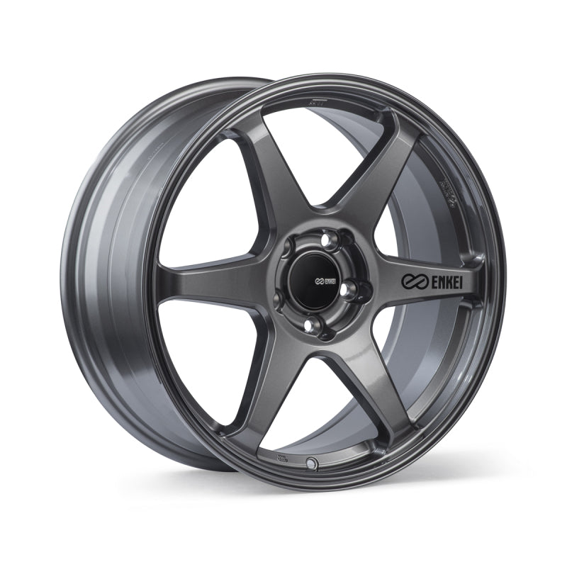 Enkei T6R 18x9.5 38mm Offset 5x114.3 Bolt Pattern 72.6 Bore Matte Gunmetal Wheel Enkei Wheels - Cast