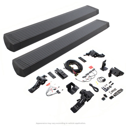 Go Rhino 18-23 Jeep Wrangler 2dr E-BOARD E1 Electric Running Board Kit (No Drill) - Tex. Blk