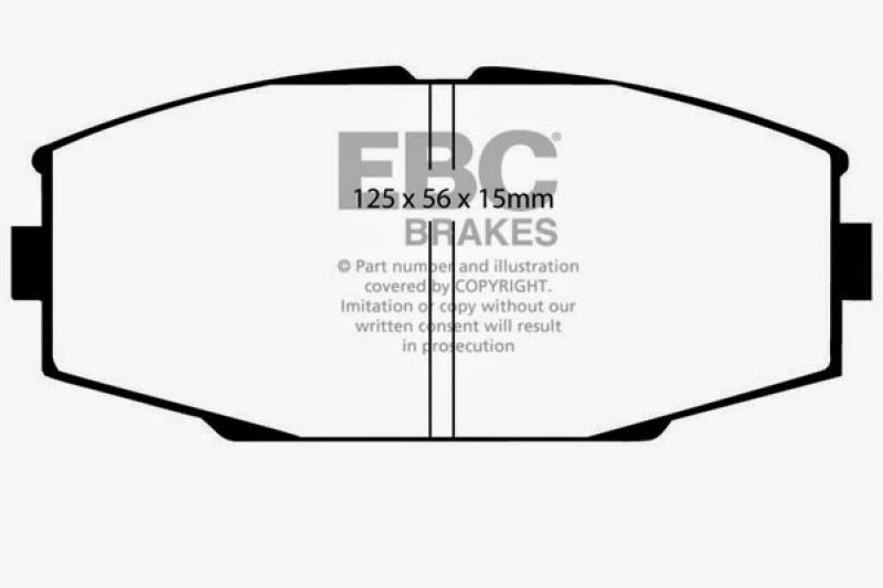 EBC 86-92 Toyota Supra 2.8 Greenstuff Front Brake Pads