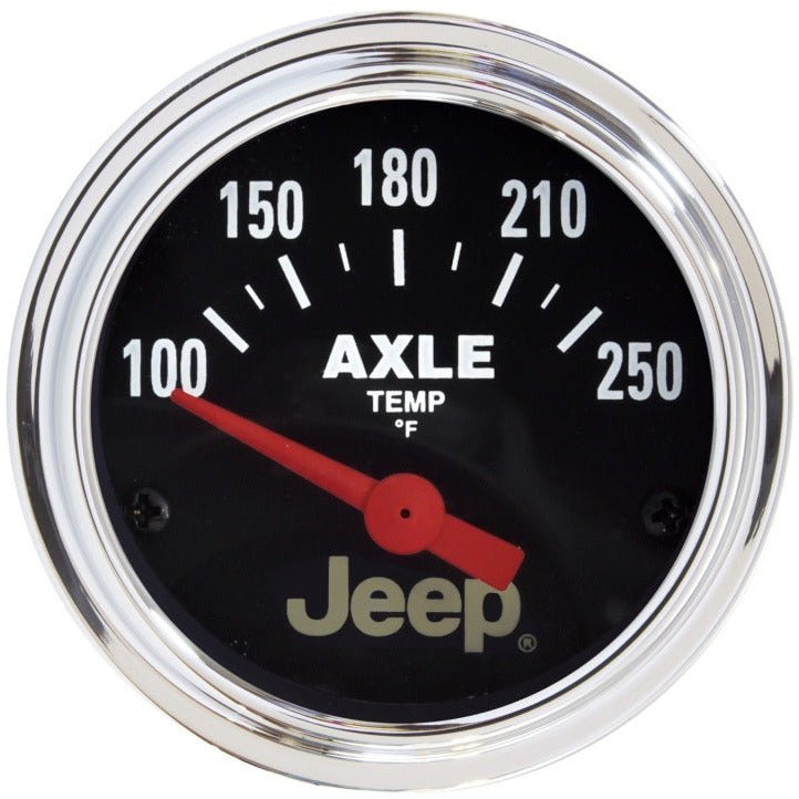 Autometer Jeep 52.4mm Short Sweep Electronic 100-250 Def F Axle Temperature Gauge AutoMeter Gauges