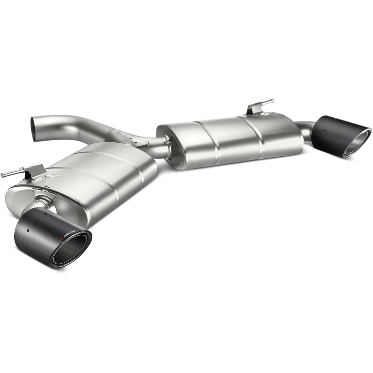 Akrapovic 13-17 Volkswagen Golf GTI (VII) Slip-On Line (Titanium) w/ Carbon Tips Akrapovic Muffler
