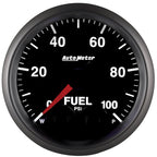 Autometer Elite 52mm 0-100 PSI Fuel Pressure Peak & Warn w/ Electronic Control Gauge AutoMeter Gauges