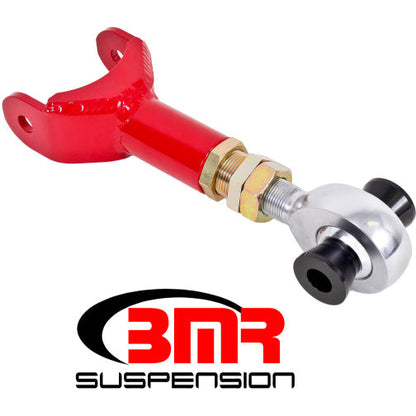 BMR 11-14 S197 Mustang Upper Control Arm On-Car Adj. Rod Ends - Red BMR Suspension Control Arms
