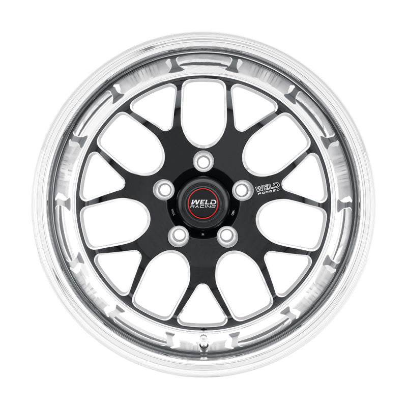 Weld S77 15x11 / 5x115 BP / 6.5in BS Black Wheel - Non-Beadlock Weld Wheels - Forged