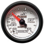 Autometer Phantom II 52.4mm Mechanical Vacuum / Boost Gauge 30 In. HG/30 PSI AutoMeter Gauges