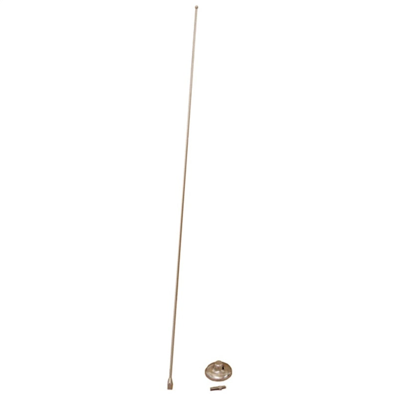 Rugged Ridge 97-06 Jeep Wrangler TJ/LJ Stainless Steel Antenna Mast & Base Rugged Ridge Antennas