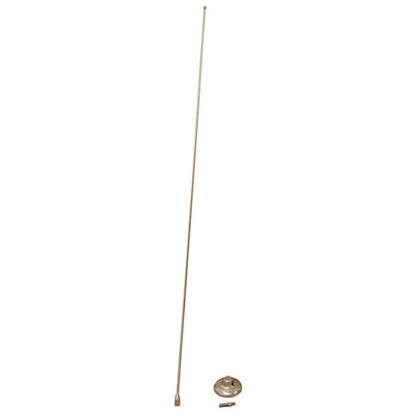 Rugged Ridge 97-06 Jeep Wrangler TJ/LJ Stainless Steel Antenna Mast & Base Rugged Ridge Antennas