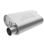 Borla CrateMuffler Mopar BB 383/413/426/440 S-Type 2.5in Offset/Offset 14inx4.35inx9in Oval Muffler Borla Muffler