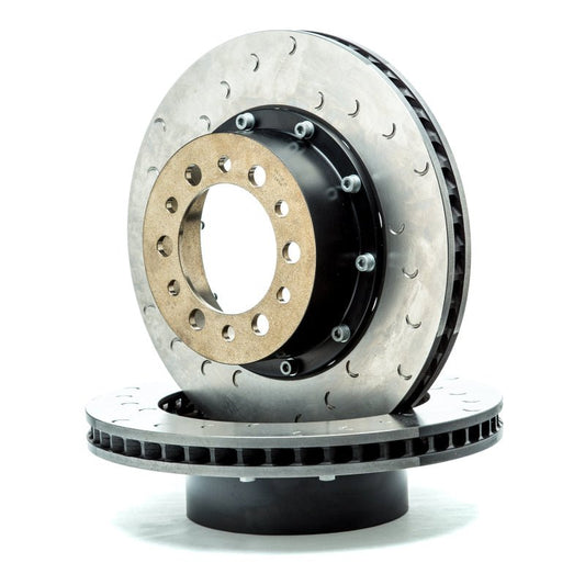 Alcon 2007+ Jeep JK w/ Currie 60/70 w/5X5.5in Hubs 357x32mm Front Left Rotor Alcon Brake Rotors - Slotted