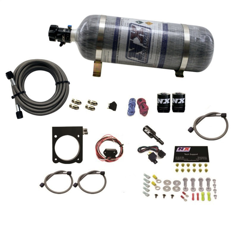 Nitrous Express Dodge 3.6L V6 Nitrous Plate Kit (50-200HP) w/12lb Bottle