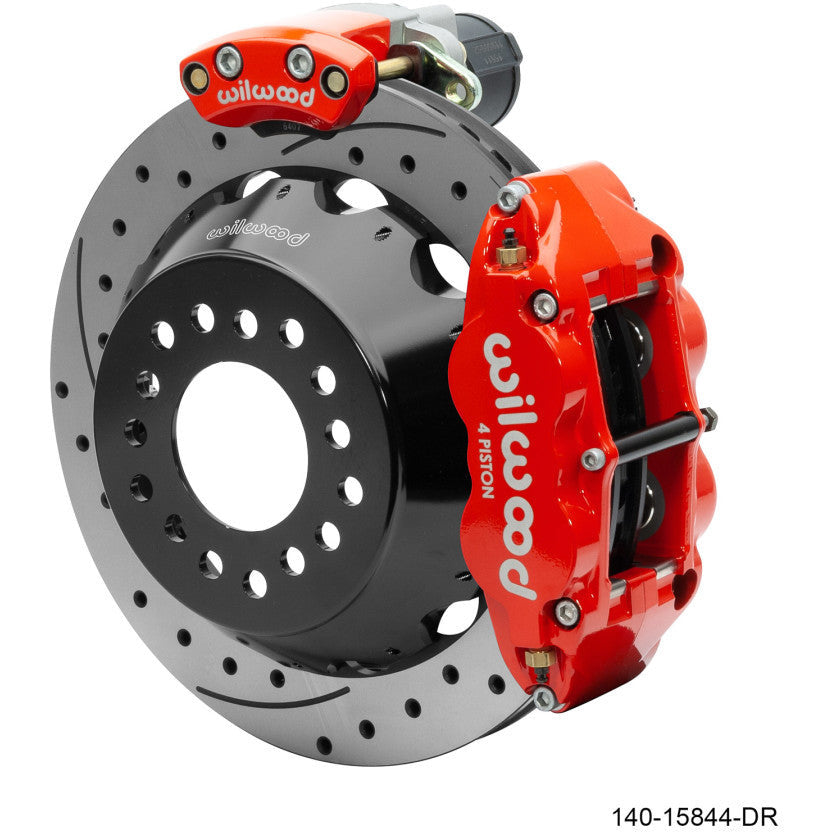 Wilwood EPB/FNSL Rear Kit 12.88in. Big Ford - SRP, Red Wilwood Big Brake Kits